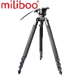 MILIBOO MTT702B PROFESSIONAL CARBON FIBER TRIPOD + MYT803 FLUID HEAD