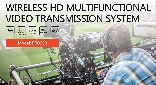 CVW Crystal Video Pro200 Zero Latency Wireless HD Video Transmitter Kit Dual Format SDI / HDMI